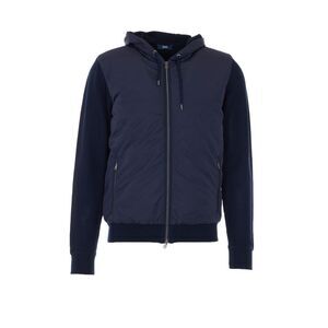 Herno Men Nylon And Pique' Knit Cardigan